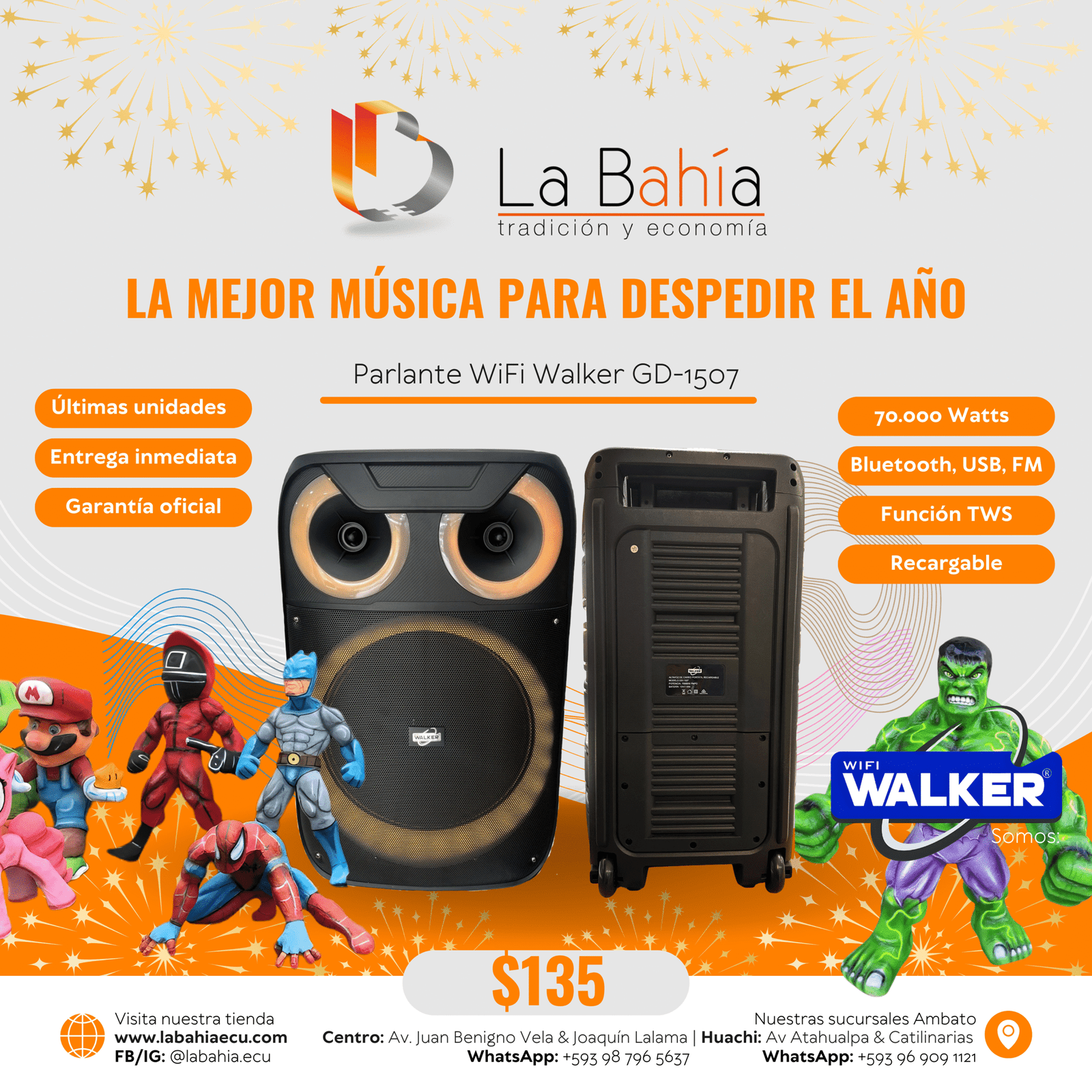 5 Oferta Parlante Wifi Walker
