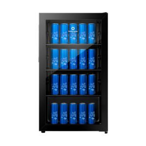 Mini Vitrina Indurama 94 Litros VFV-120 Negra